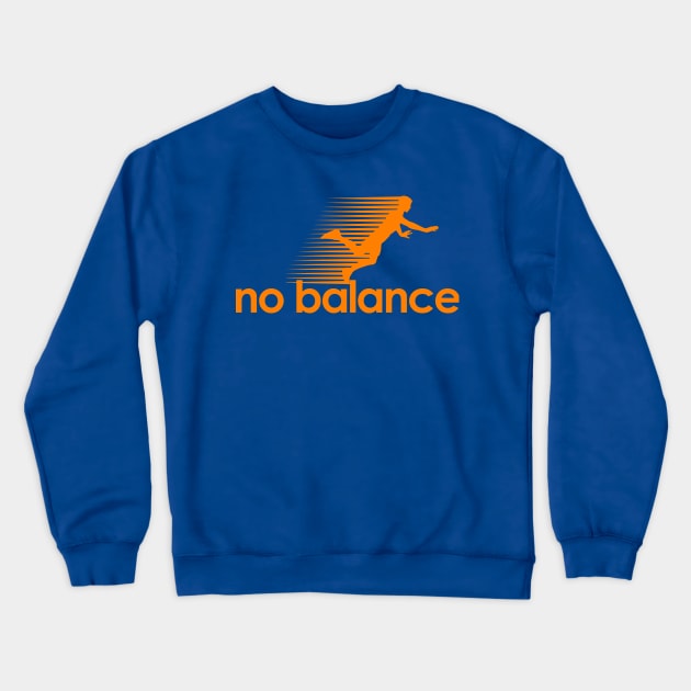 No Balance Logo Orange Crewneck Sweatshirt by theshirts